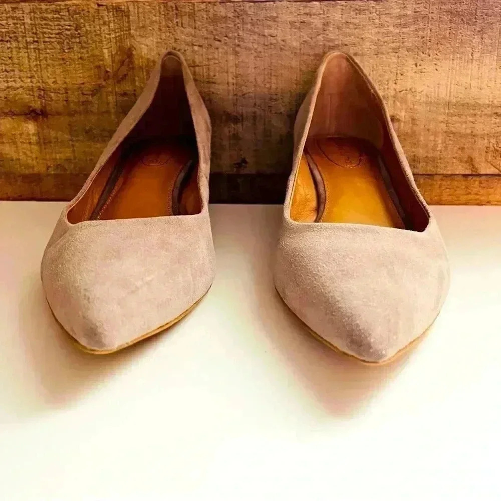 Corso Como Suede Wedged Flats - Picture 4 of 7